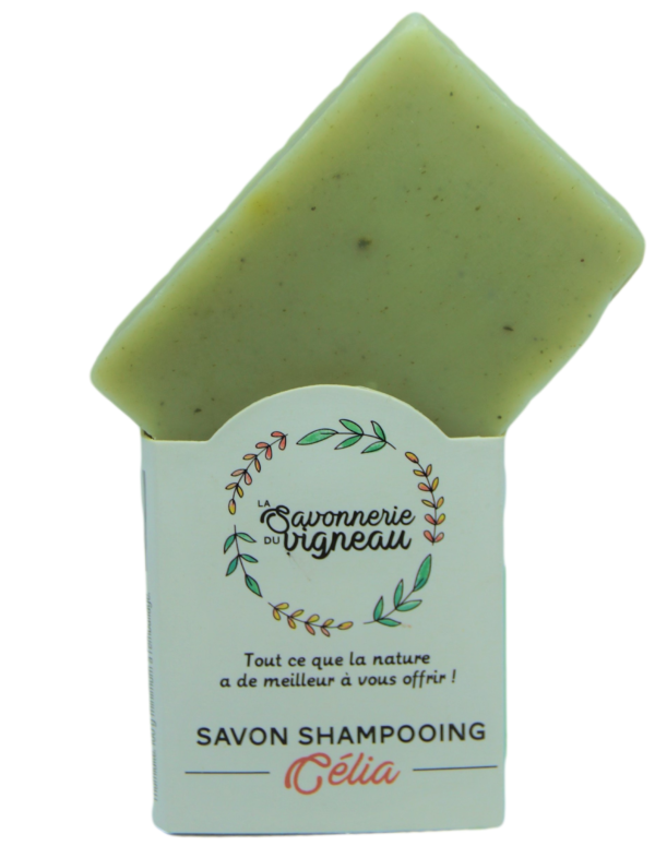 Shampoing solide classique huiles essentielles de romarin et citron-La savonnerie du Vigneau- Shopetic